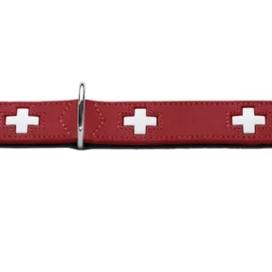 HUNTER Halsband Swiss 50 rot/schwarz Expressversand